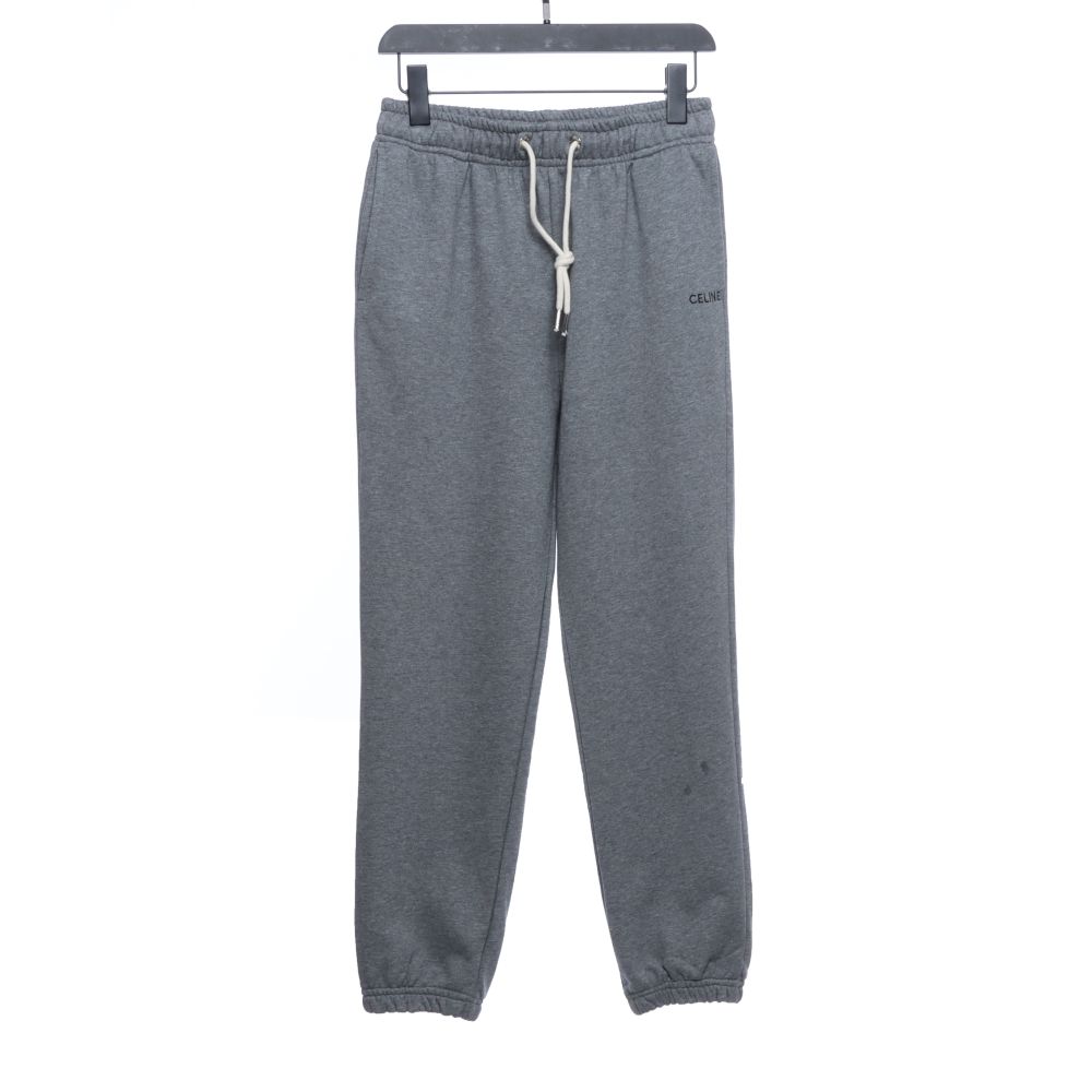 Celine classic embroidered small logo trousers 1902 Pants