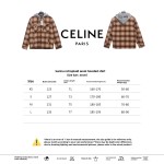 Celine retro plaid wool hooded Long-Sleeve Shirt