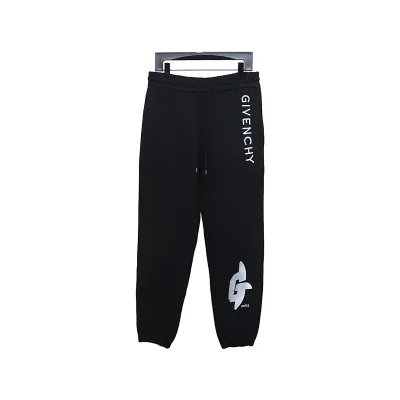  Givenchy 23Fw embroidered letter logo casual trousers Pants 01