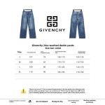 Givenchy 24SS washed denim trousers Jeans