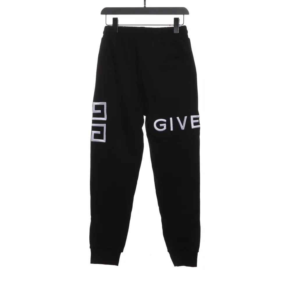  Givenchy 3D embroidered LOGO trousers Pants