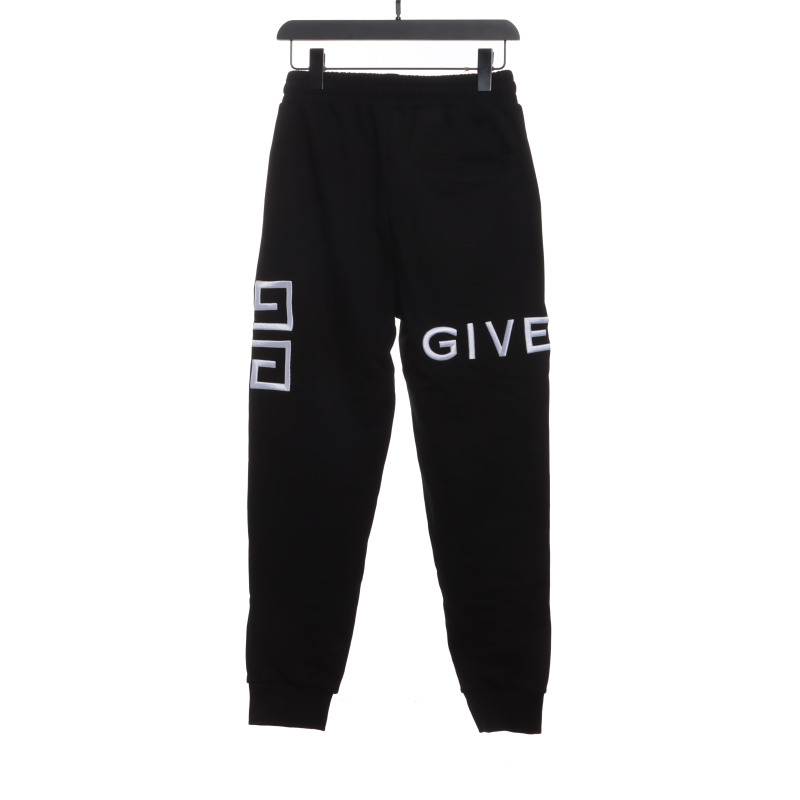 Givenchy 3D embroidered LOGO trousers Pants