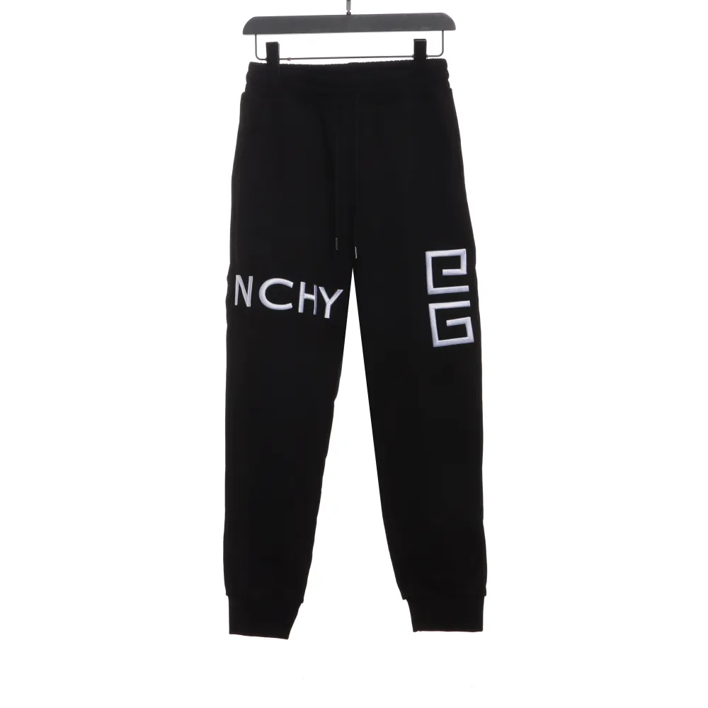  Givenchy 3D embroidered LOGO trousers Pants