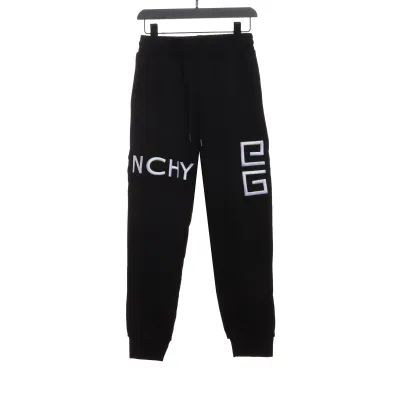  Givenchy 3D embroidered LOGO trousers Pants 01