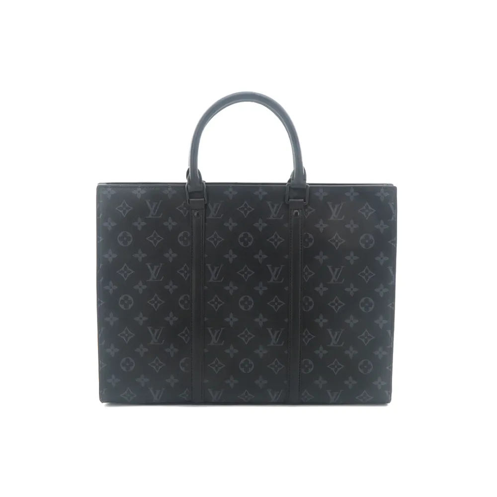 l**is V*t*n black flower briefcase bag