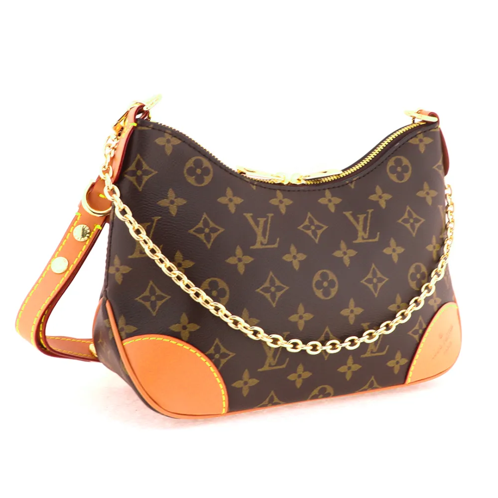 l**is V*t*n chain underarm croissant bag orange