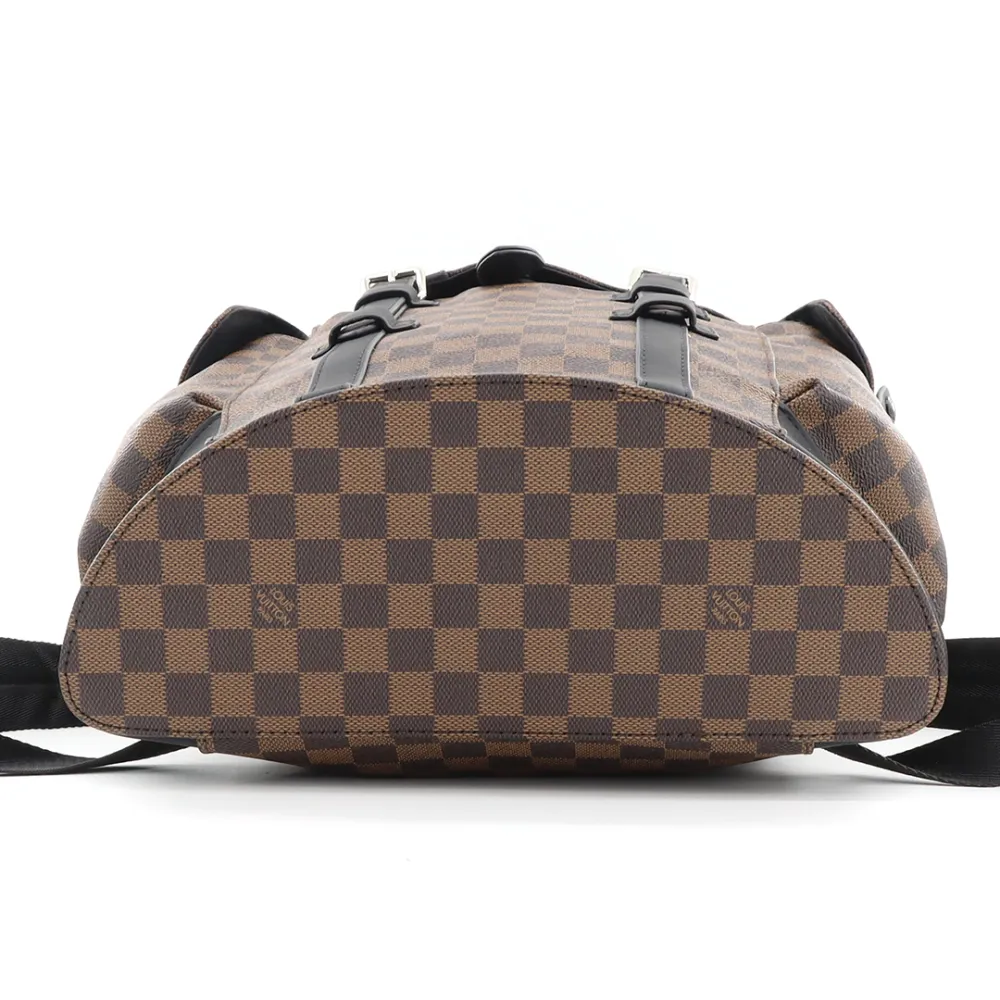l**is V*t*n checkerboard backpack, brown bag