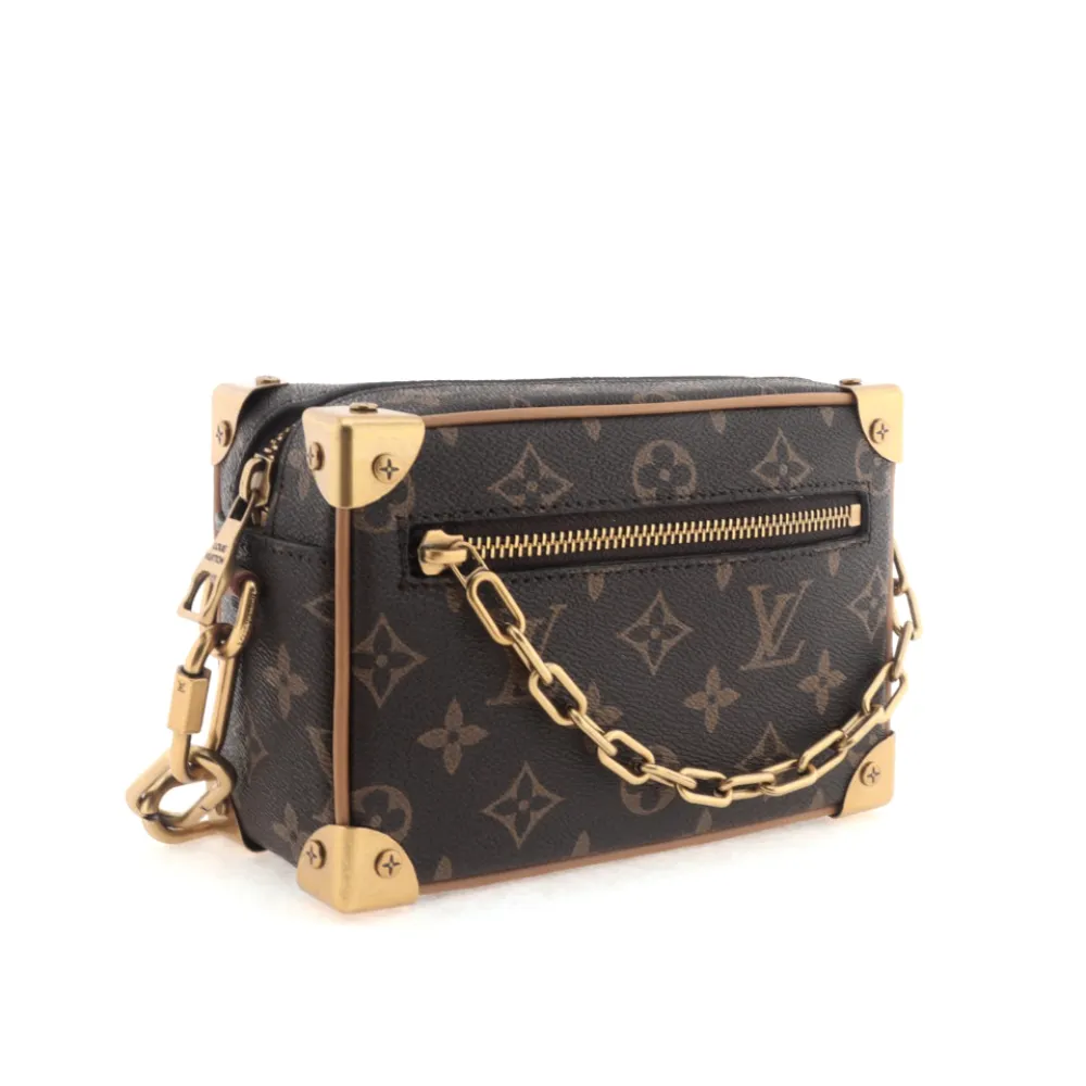 l**is V*t*n monogram chain mini small square bag monogram gold chain
