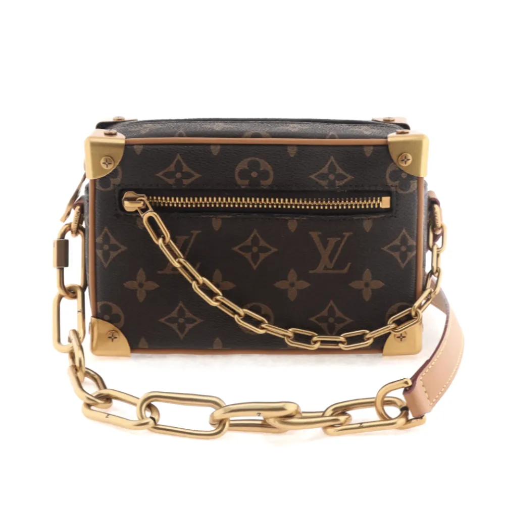 l**is V*t*n monogram chain mini small square bag monogram gold chain