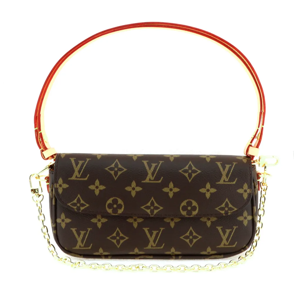 l**is V*t*n monogram chain underarm bag brown