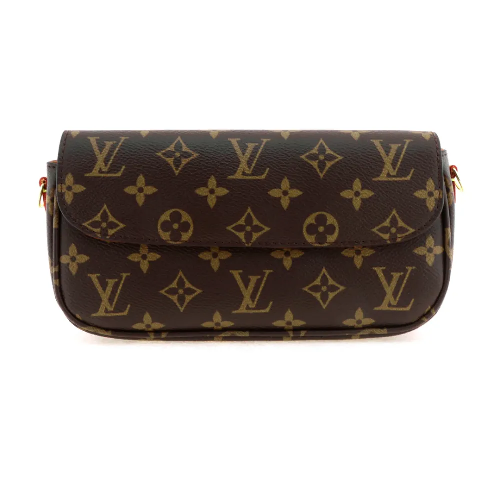 l**is V*t*n monogram chain underarm bag brown