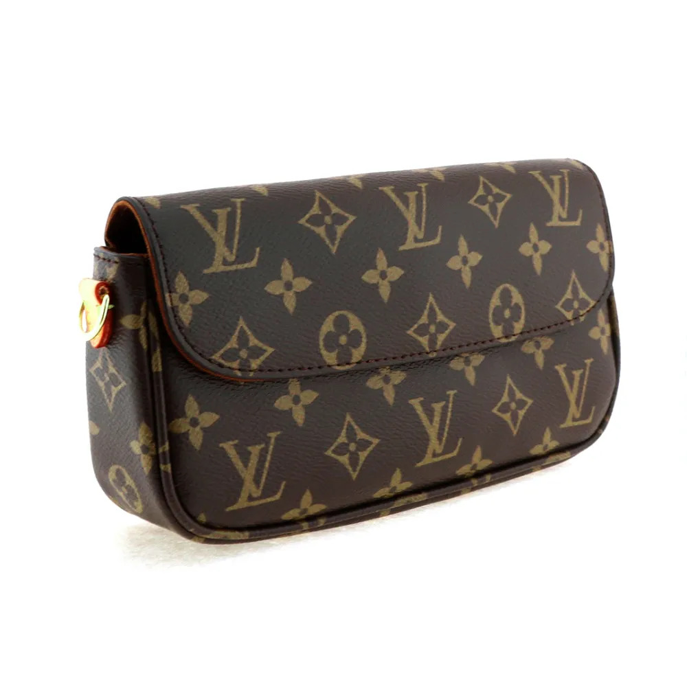 l**is V*t*n monogram chain underarm bag brown