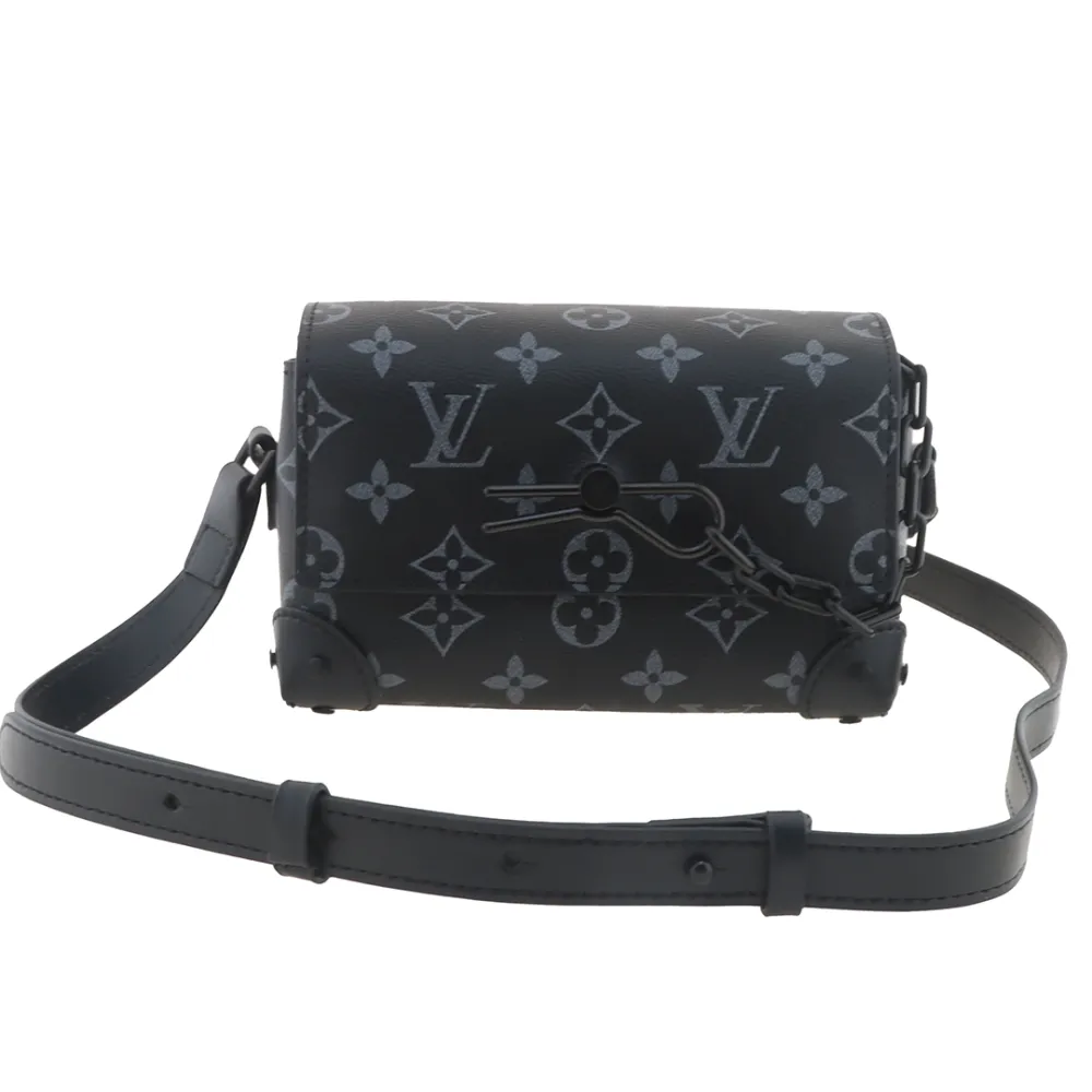 l**is V*t*n monogram printed lock mini messenger bag