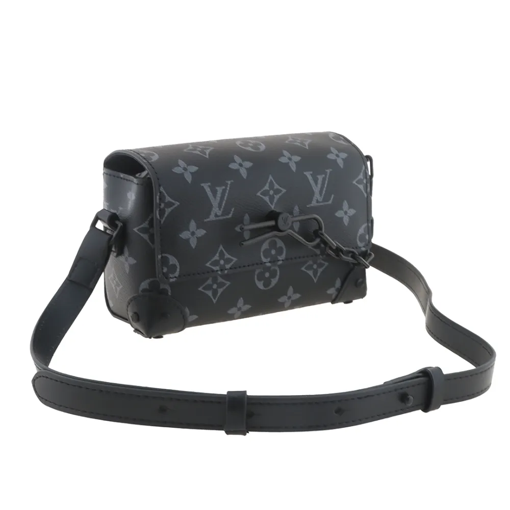 l**is V*t*n monogram printed lock mini messenger bag