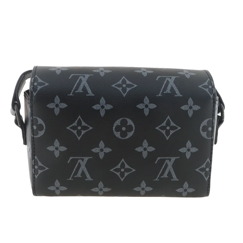 l**is V*t*n monogram printed lock mini messenger bag