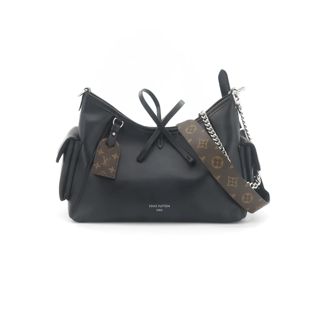 l**is V*t*n motorcycle chain lambskin tote bag small size