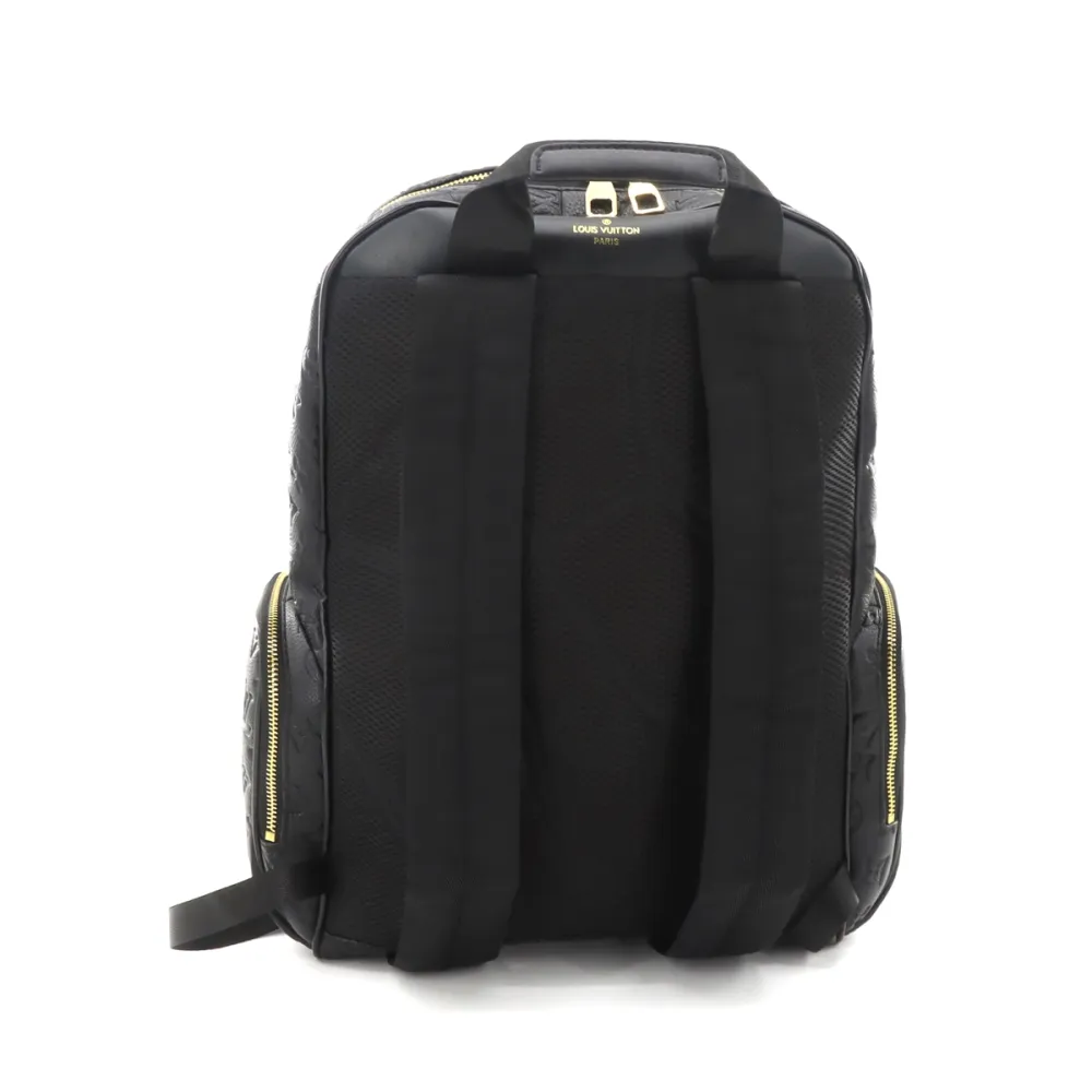 l**is V*t*n x nba co-branded monogram leather backpack, black bag
