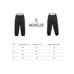 Moncler 22Fw silicone logo nylon woven cuffed trousers Pants