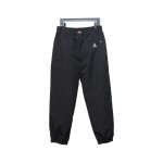 Moncler 22Fw silicone logo nylon woven cuffed trousers Pants