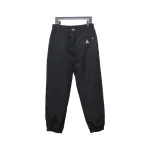 Moncler 22Fw silicone logo nylon woven cuffed trousers Pants