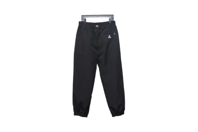 Moncler 22Fw silicone logo nylon woven cuffed trousers Pants 02