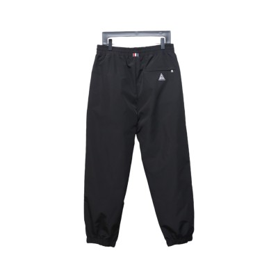 Moncler 22Fw silicone logo nylon woven cuffed trousers Pants 02