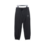  Moncler 22Fw silicone logo nylon woven cuffed trousers Pants