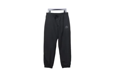 Moncler 22Fw silicone logo nylon woven cuffed trousers Pants 01