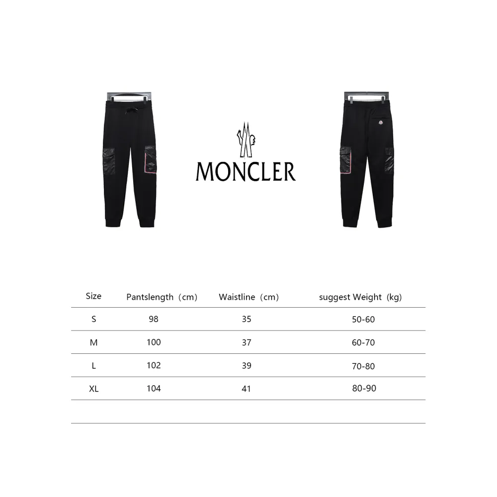 Moncler 23Fw nylon pocket work pants