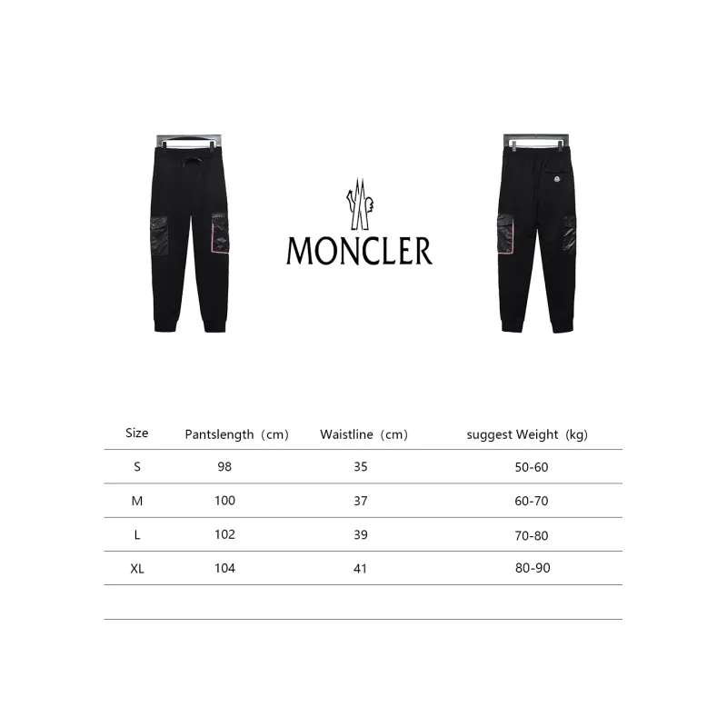 Moncler 23Fw nylon pocket work pants