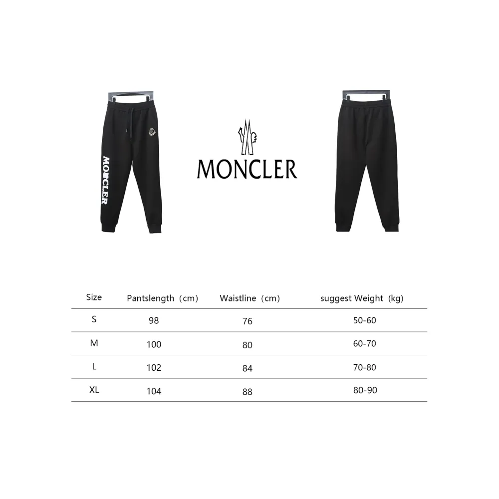  Moncler 24Fw pocket logo logo letter print trousers 1901 Pants