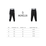  Moncler 24Fw pocket logo logo letter print trousers 1901 Pants