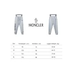  Moncler 24Fw pocket logo logo letter print trousers 1902 Pants