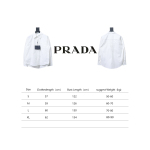  Prada 24Fw Long-Sleeve Shirt with letters on the back