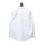  Prada 24Fw Long-Sleeve Shirt with letters on the back