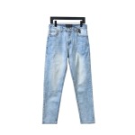  Prada back triangle logo jeans