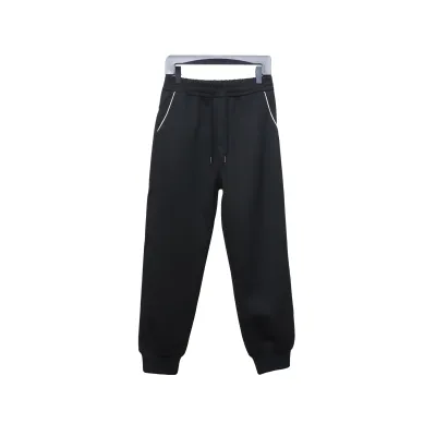 Prada pocket triangle logo space cotton trousers Pants 01