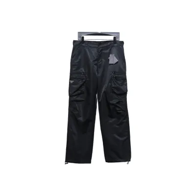 Prada recycled nylon pants with work pockets 1901 01