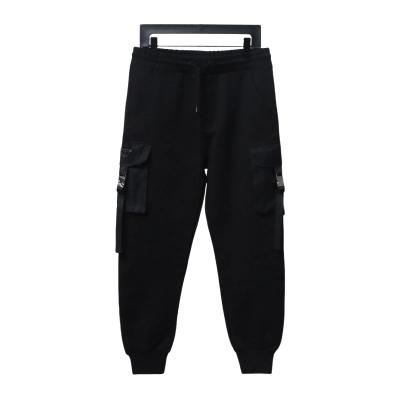 Prada side pocket lock work trousers Pants 01