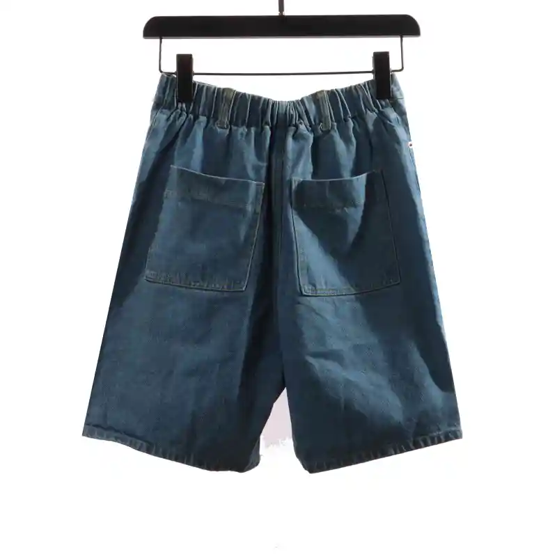  Prada small logo denim Short Jeans