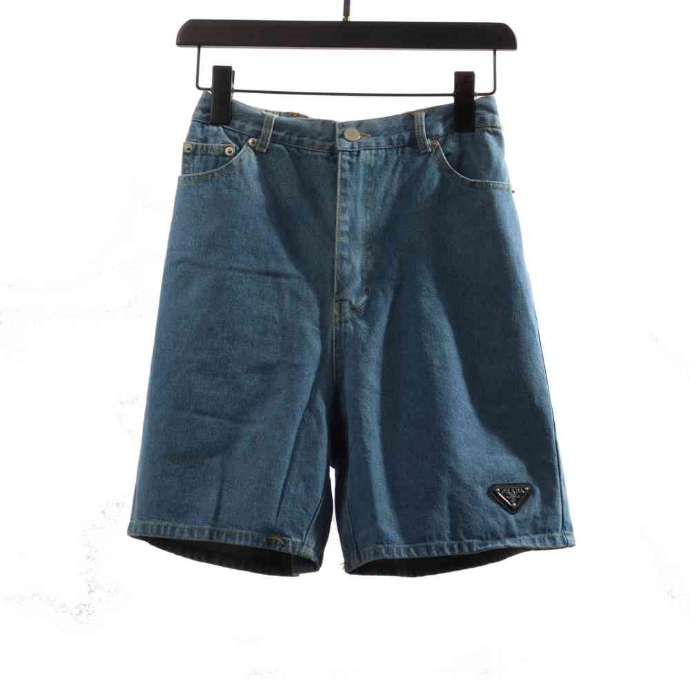 Prada small logo denim Short Jeans