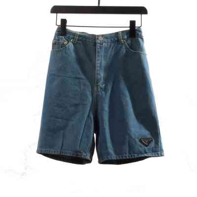  Prada small logo denim Short Jeans 01