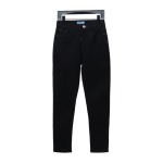  Prada triangle logo denim trousers Jeans