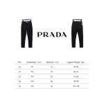  Prada triangle logo denim trousers Jeans