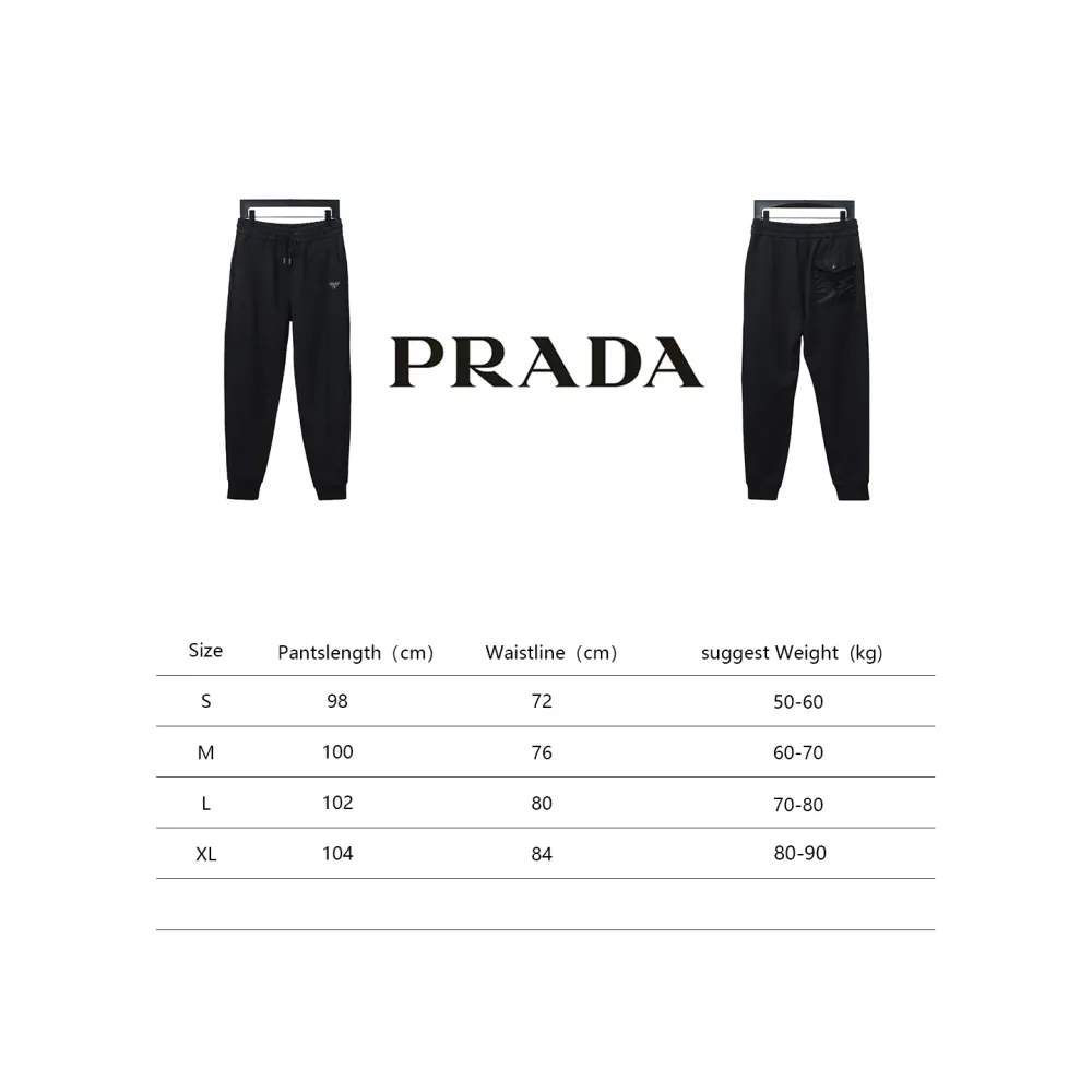 Prada trousers with toothbrush logo on the back pocket 1901 Pants