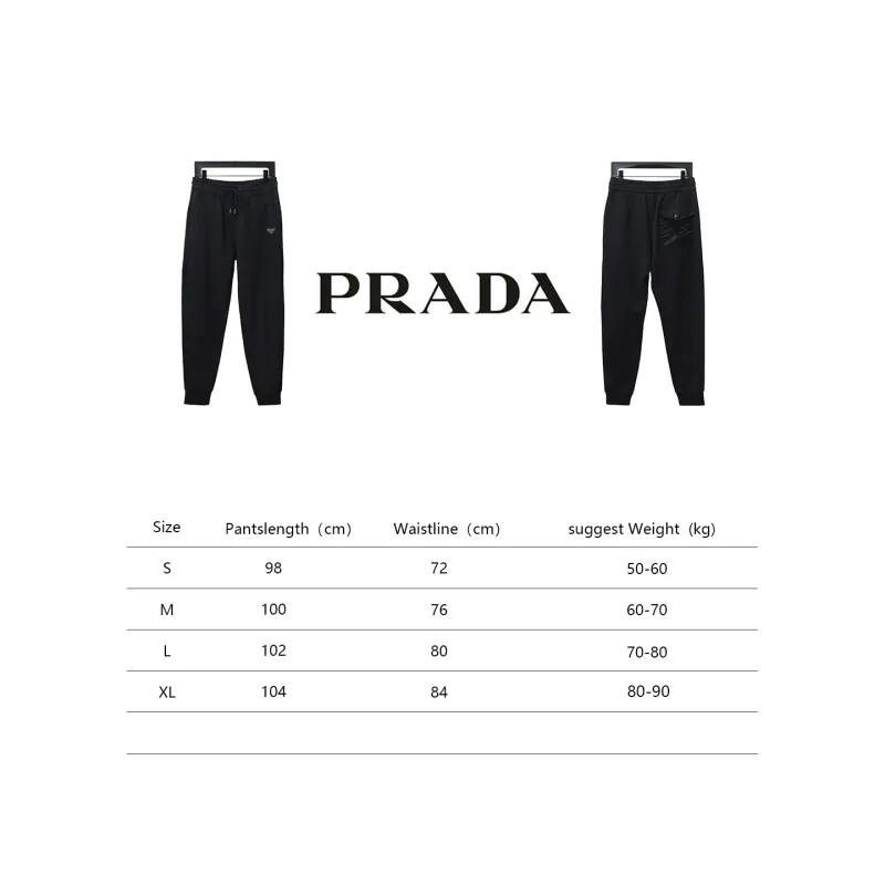 Prada trousers with toothbrush logo on the back pocket 1901 Pants
