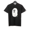 BAPE ape head letter print short sleeve black T-Shirts