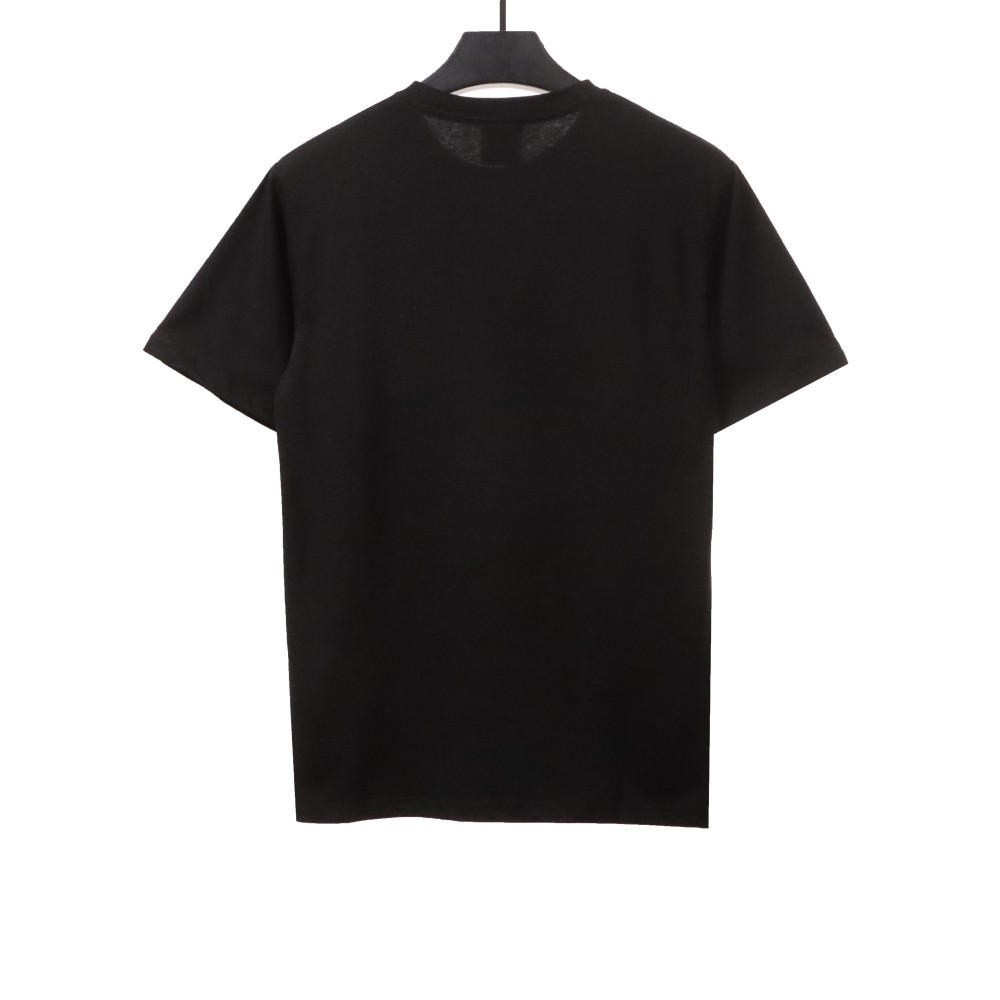 BAPE camouflage shark fish mouth zipper short sleeve Black and red T-Shirts