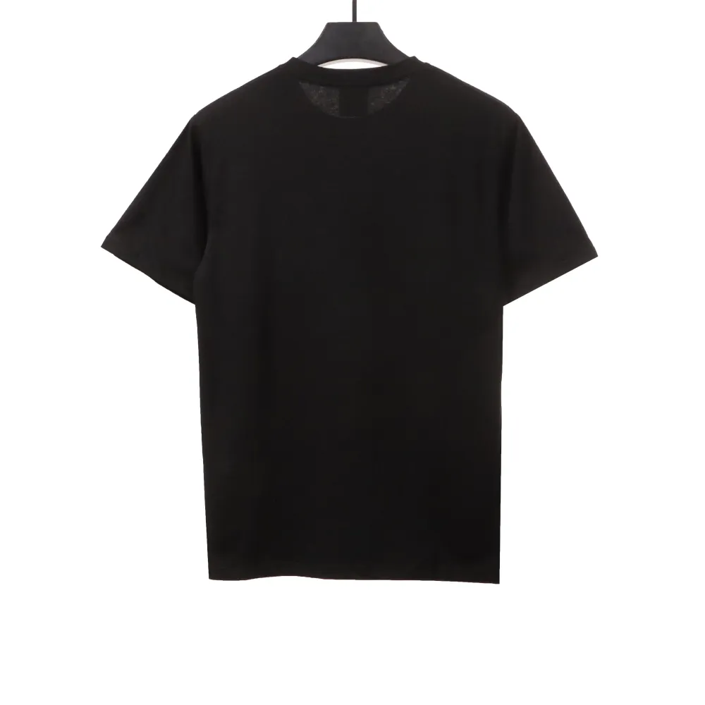 BAPE camouflage shark fish mouth zipper short sleeve Black and red T-Shirts