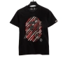 BAPE co-branded GT twill ape head short sleeve black T-Shirts